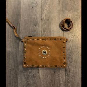 Leather boho bag